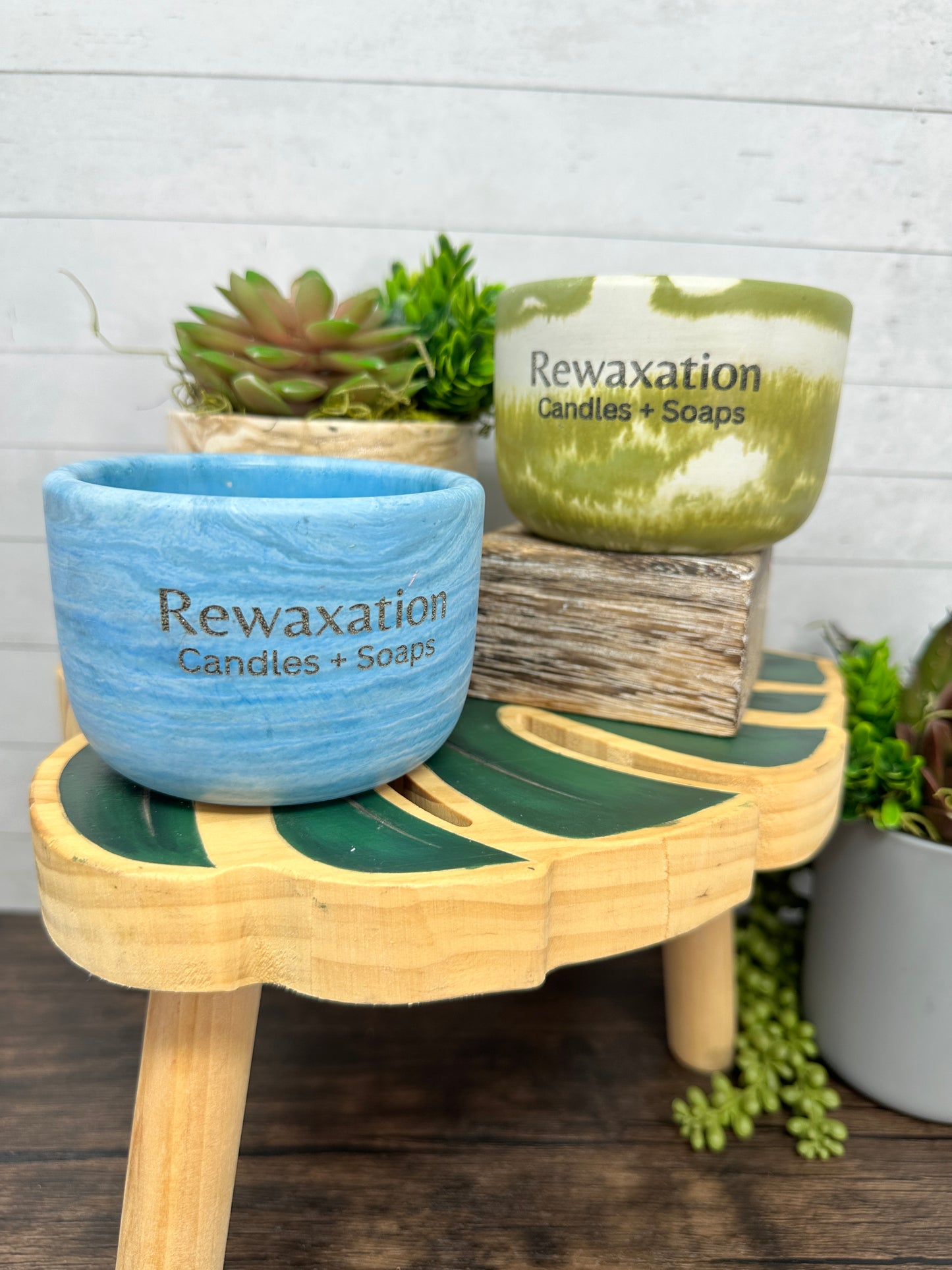 Cement Candle Vessels