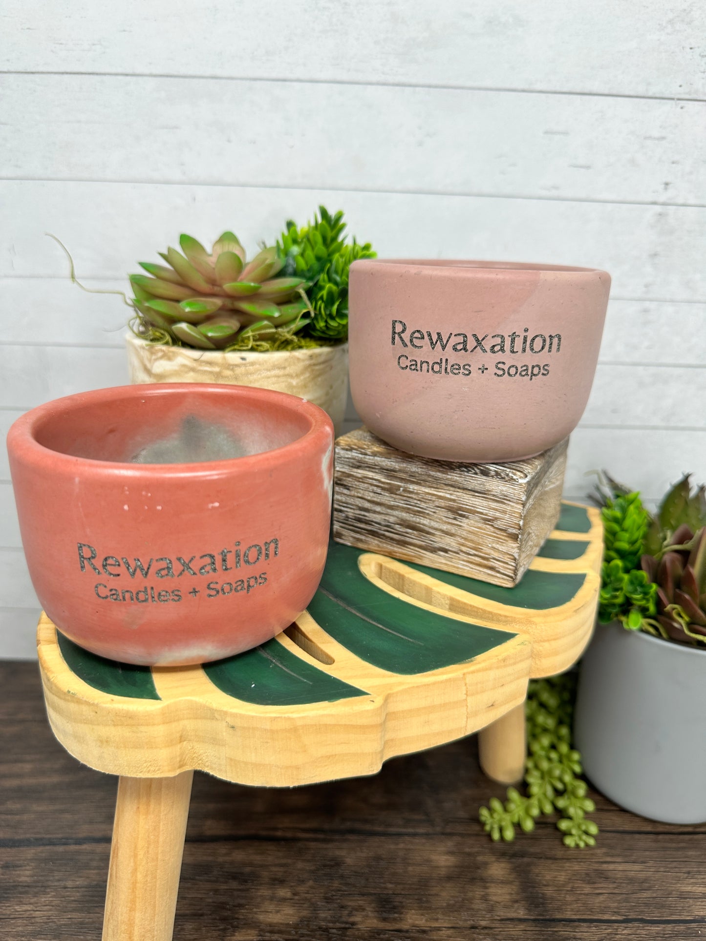 Cement Candle Vessels