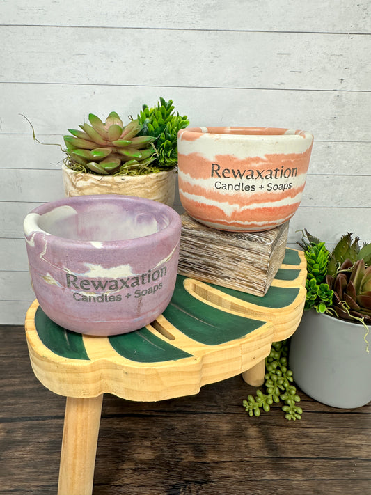 Cement Candle Vessels