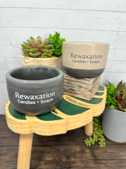 Cement Candle Vessels